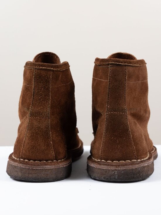 J.Crew Mens 10 Brown Suede 6-Eyelet Desert Field Boot Crepe Sole Made in Italy main image 10
